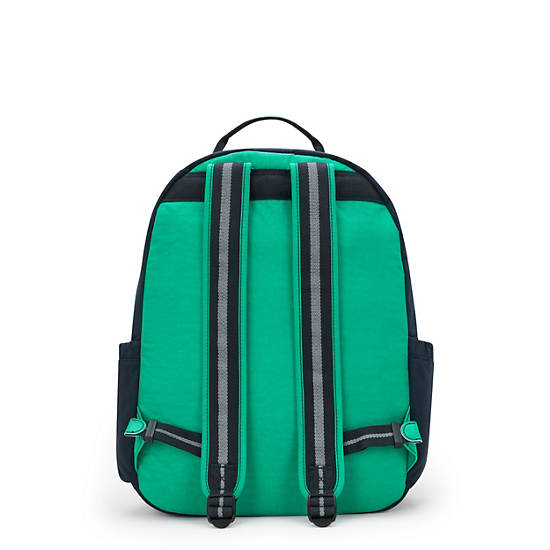 Seoul Large 15" Laptop Backpack, Blue Green, large