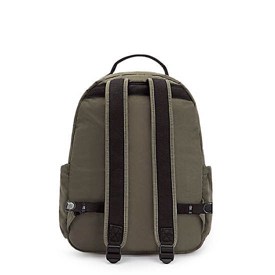 Seoul Large 15" Laptop Backpack, Green Moss, large