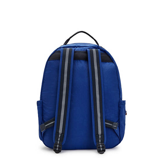 Seoul Large 15" Laptop Backpack, Blue Ink, large