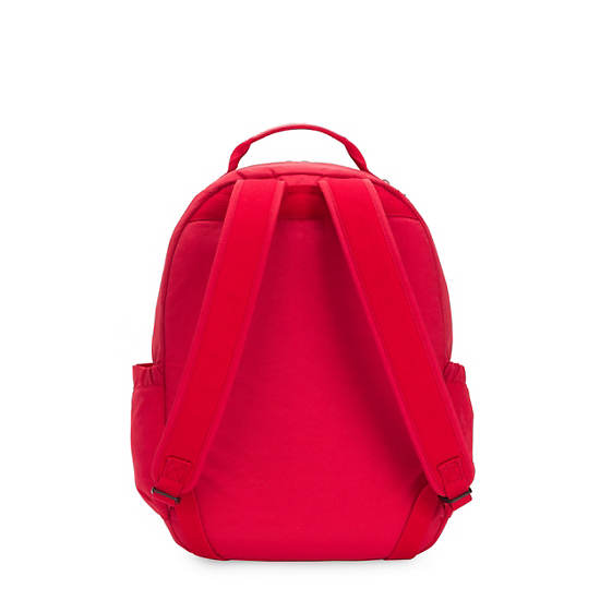 Seoul Large 15" Laptop Backpack, Red Rouge, large
