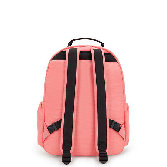 Seoul Large 15" Laptop Backpack, Peach Peace, large