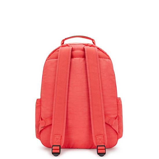 Seoul Large 15" Laptop Backpack, Almost Coral, large