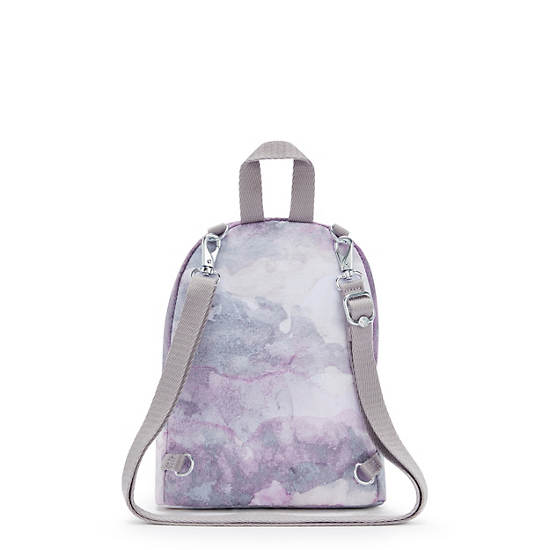 Delia Compact Printed Convertible Backpack, Bubble Pop Pink Stripe, large Delia Compact Printed Convertible Backpack, Bubble Pop Pink Stripe, large