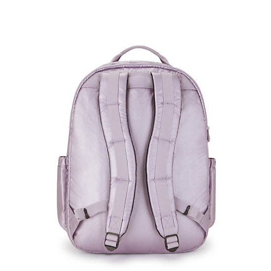 Seoul Extra Large Metallic 17" Laptop Backpack, Orchid Metallic, large Seoul Extra Large Metallic 17" Laptop Backpack, Orchid Metallic, large