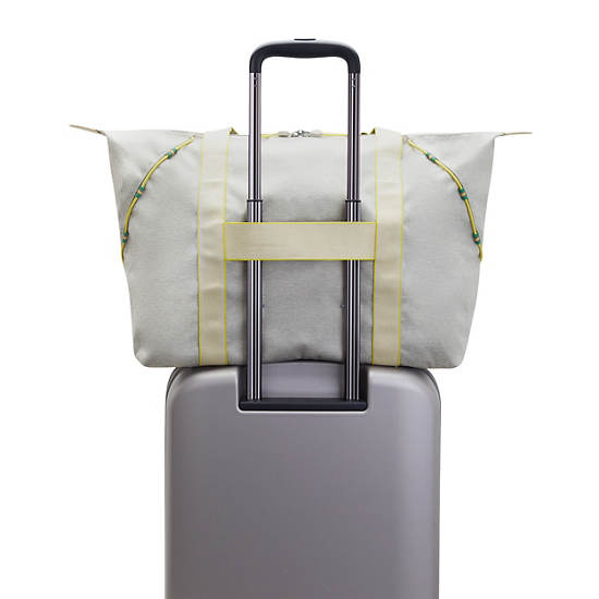 Art Medium Tote Bag, Gradient Grey, large