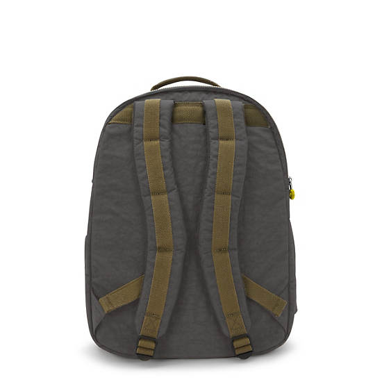 Seoul Extra Large 17" Laptop Backpack, Back To Grey, large