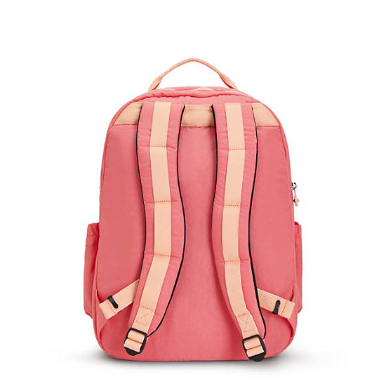 Seoul Extra Large 17" Laptop Backpack, Joyous Pink, large