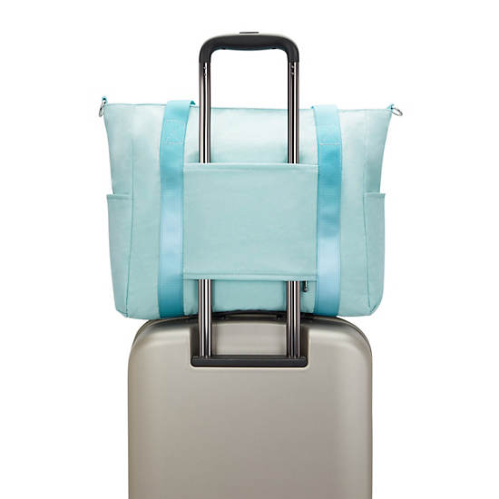 Jayla 15" Laptop Tote Bag, Electric Teal Ombre, large