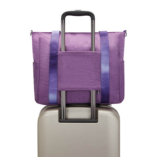 Jayla 15" Laptop Tote Bag, Purple Passion Ombre, large