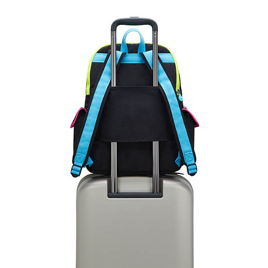 Hoctor Laptop Backpack, Rainbow Black, large