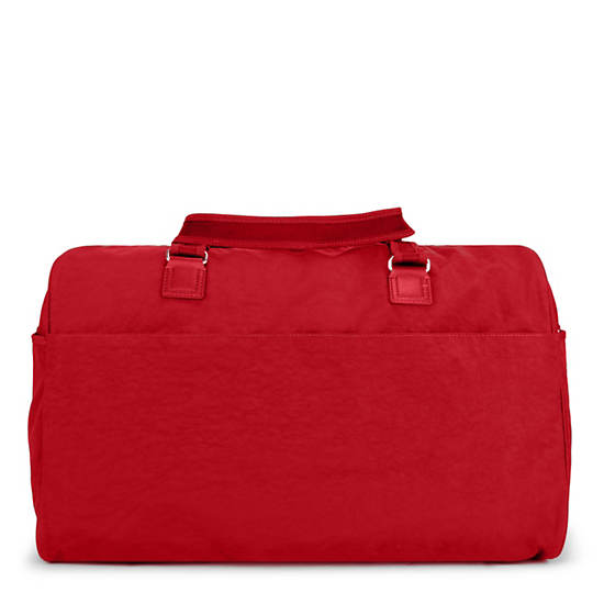 Itska New Duffle Bag, Beet Red, large