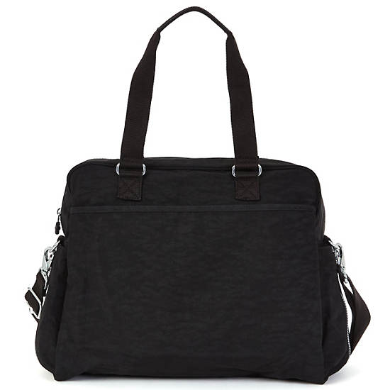 Alanna Diaper Bag, Black, large