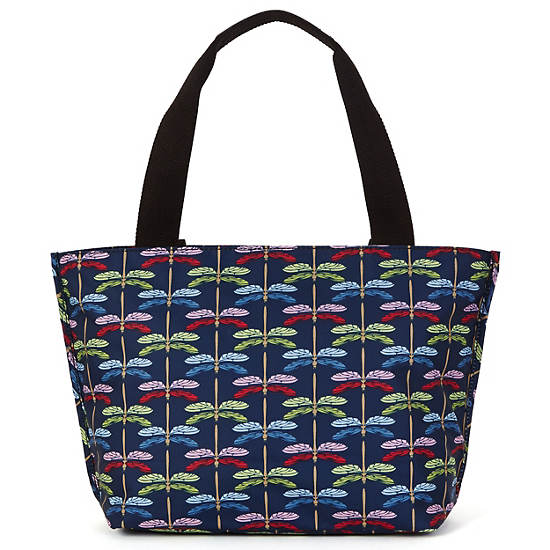 Jerimiah Printed Tote Bag, Nocturnal Satin, large Jerimiah Printed Tote Bag, Nocturnal Satin, large