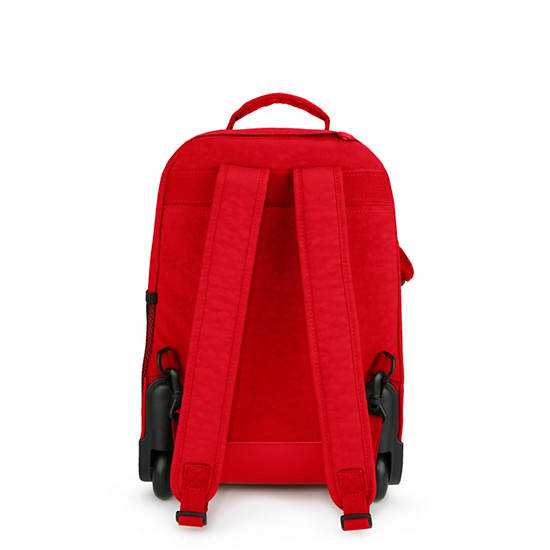 Sanaa Large Rolling Backpack, Cherry Tonal, large