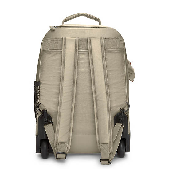 Sanaa Large Metallic Rolling Backpack, Artisanal K Embossed, large