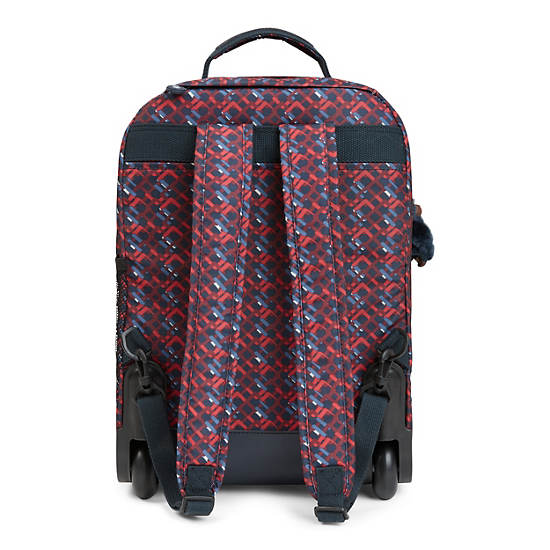 Sanaa Large Printed Rolling Backpack, Strong, large