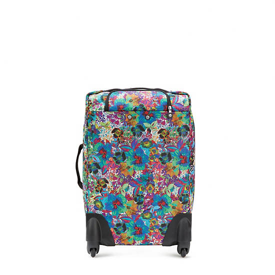 Darcey Small Printed Rolling Luggage, True Black Lime, large