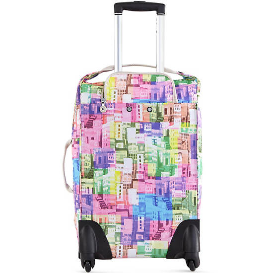 Darcey Small Printed Rolling Luggage, Girly Tile, large