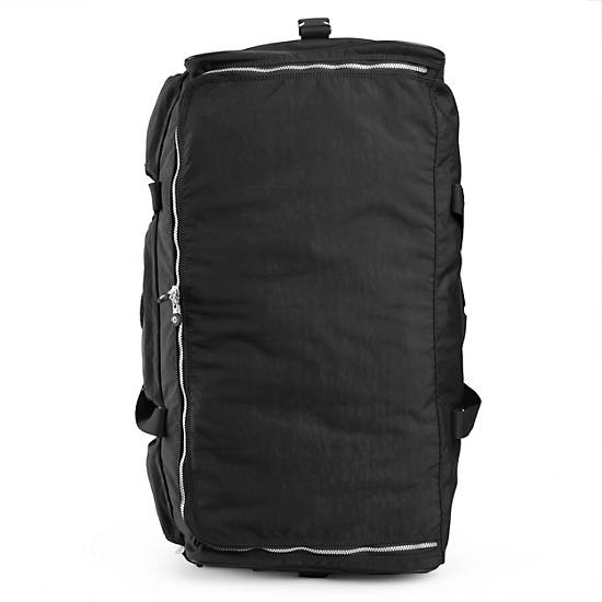 Discover Large Rolling Luggage Duffle, Black, large