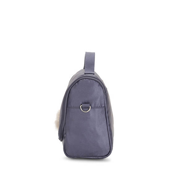 Kichirou Metallic Lunch Bag, Enchanted Purple Metallic, large