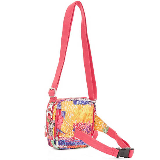 Norris Printed Convertible Crossbody-Fannny Pack, Electric Blossom, large
