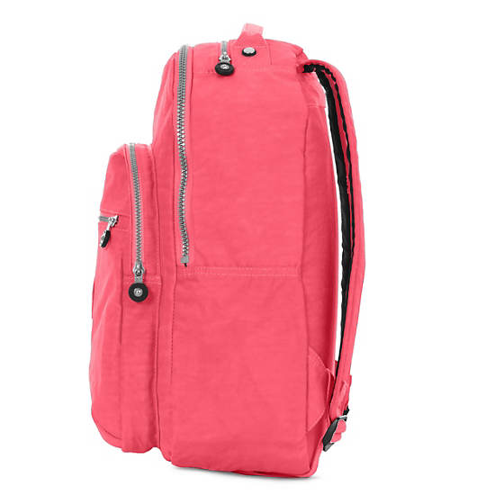 Seoul Large Laptop Backpack, True Pink, large