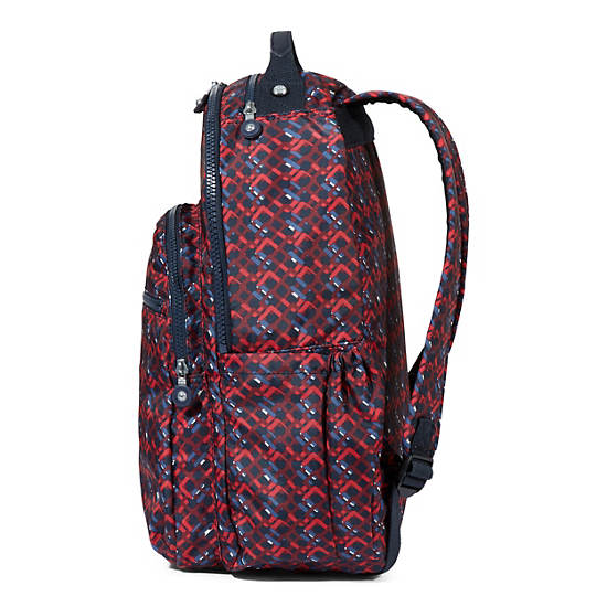 Seoul Large Printed Laptop Backpack, Strong, large