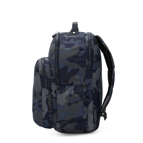 Seoul Go Extra Large Printed 17" Laptop Backpack, Cool Camo, large