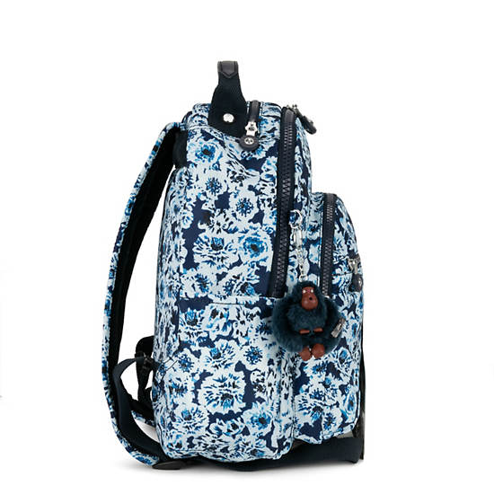 Seoul Go Small Printed 11" Laptop Backpack, Nocturnal Satin, large