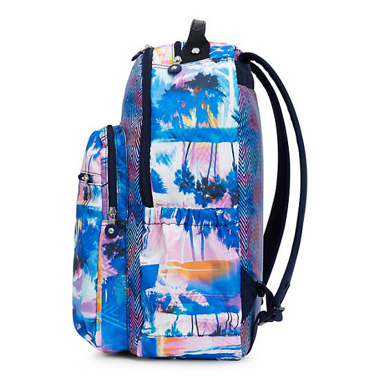 Seoul Go Large 15" Laptop Backpack, Rainbow Palm, large Seoul Go Large 15" Laptop Backpack, Rainbow Palm, large