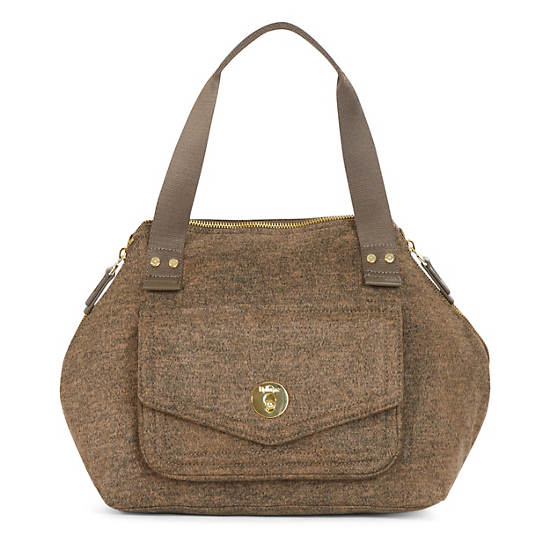 Art Small Handbag, Cafe Latte Beige, large Art Small Handbag, Cafe Latte Beige, large