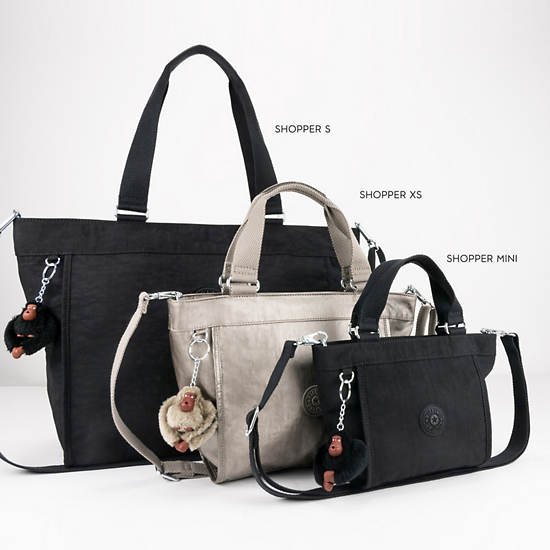 New Shopper Metallic Mini Bag, Artisanal K Embossed, large