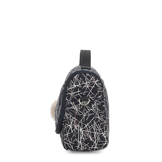 Kichirou Printed Lunch Bag, Poseidon Black, large