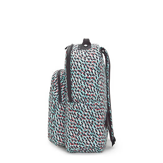 Seoul Large Printed 15" Laptop Backpack, Abstract Print, large