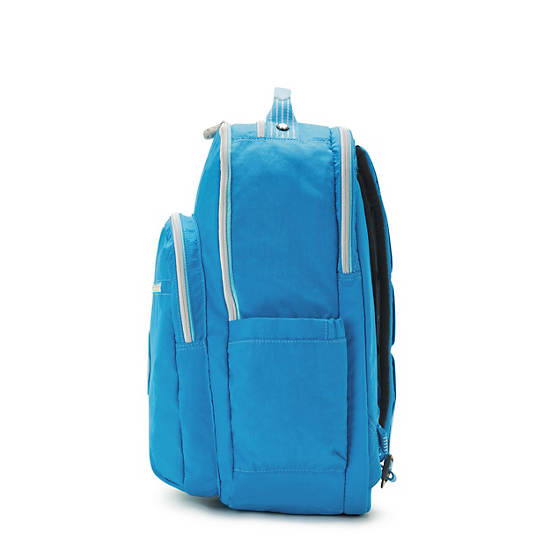 Seoul Extra Large 17" Laptop Backpack, Eager Blue Fun, large