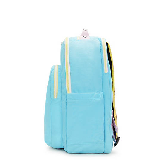 Seoul Extra Large 17" Laptop Backpack, Blue Sea Mix, large
