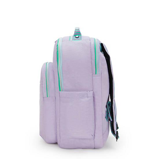 Seoul Extra Large 17" Laptop Backpack, Lavender Combo, large
