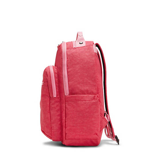 Seoul Large 15" Laptop Backpack, True Pink, large