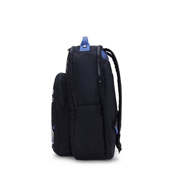 Seoul Lap Printed 15" Laptop Backpack, Fire Skate, large
