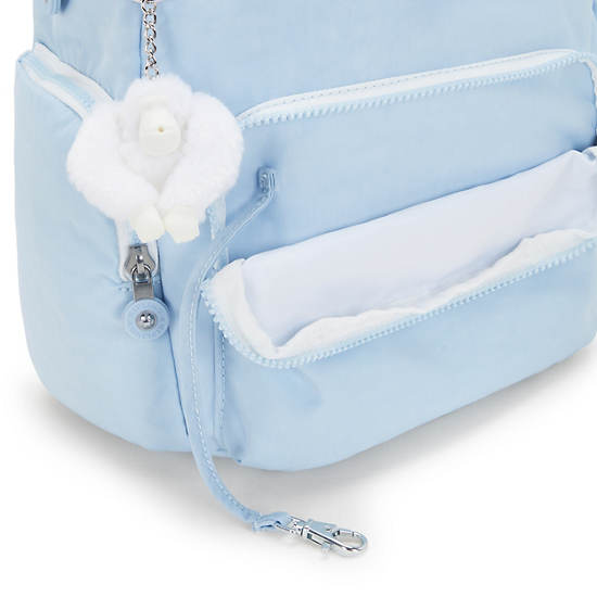 City Zip Small Backpack, Frost Blue, large