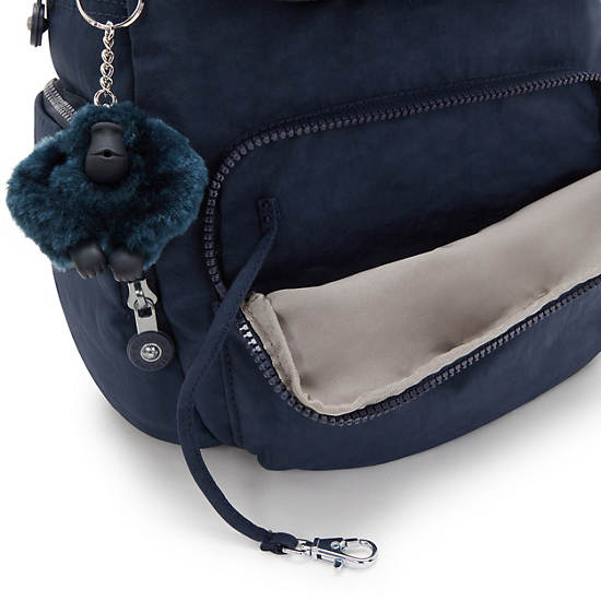 City Zip Small Backpack, Blue Bleu 2, large