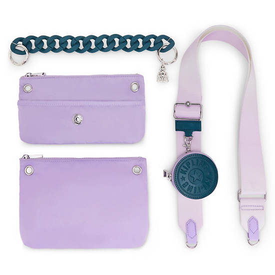 Victoria Tang Kimmie Convertible Crossbody Bag, VT Ice lavender, large