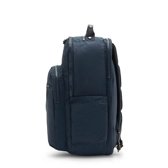 Seoul Extra Large 17" Laptop Backpack, True Blue Tonal, large