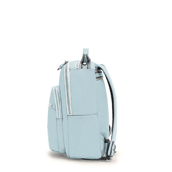 Seoul Small Tablet Backpack, Fairy Aqua Metallic, large