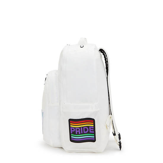 Seoul Large Pride 15" Laptop Backpack, Alabaster Patch, large