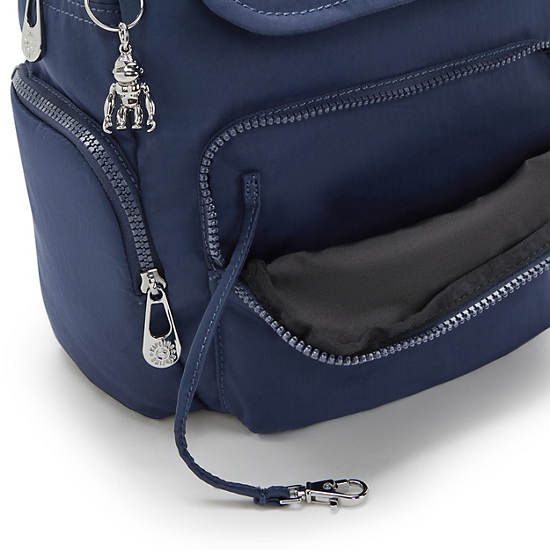 City Zip Small Backpack, Endless Blue, large