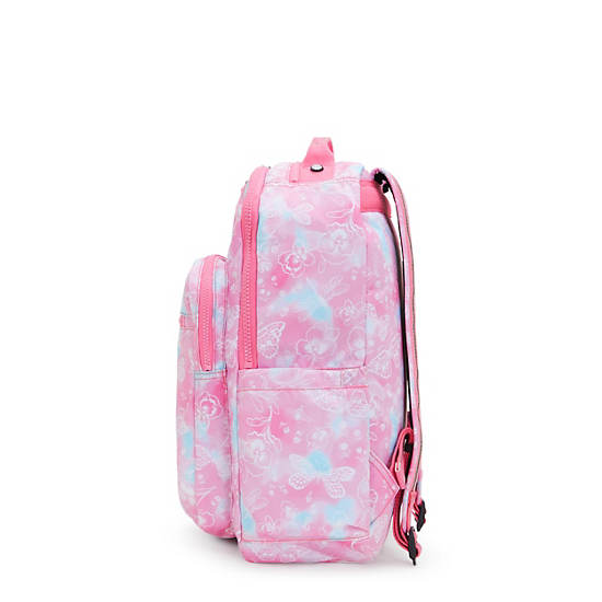 Seoul Large Printed 15" Laptop Backpack, Garden Clouds, large
