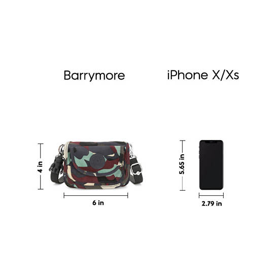 Barrymore Mini Printed Convertible Bag, Camo, large