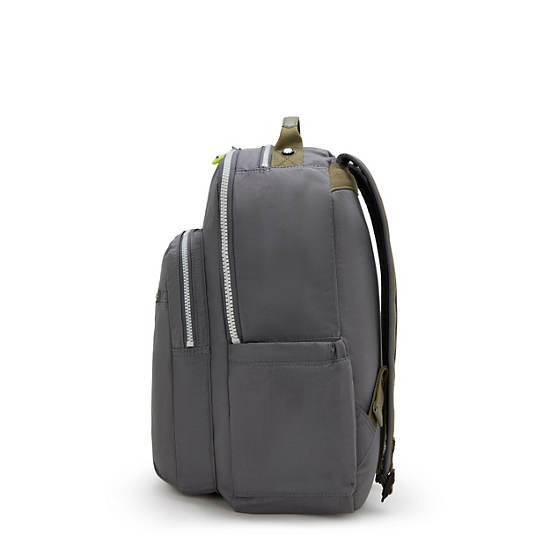 Seoul Large 15" Laptop Backpack, Back To Grey, large