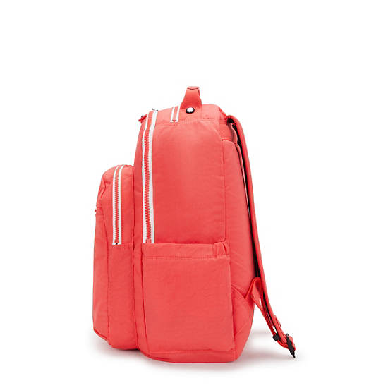 Seoul Large 15" Laptop Backpack, Almost Coral, large